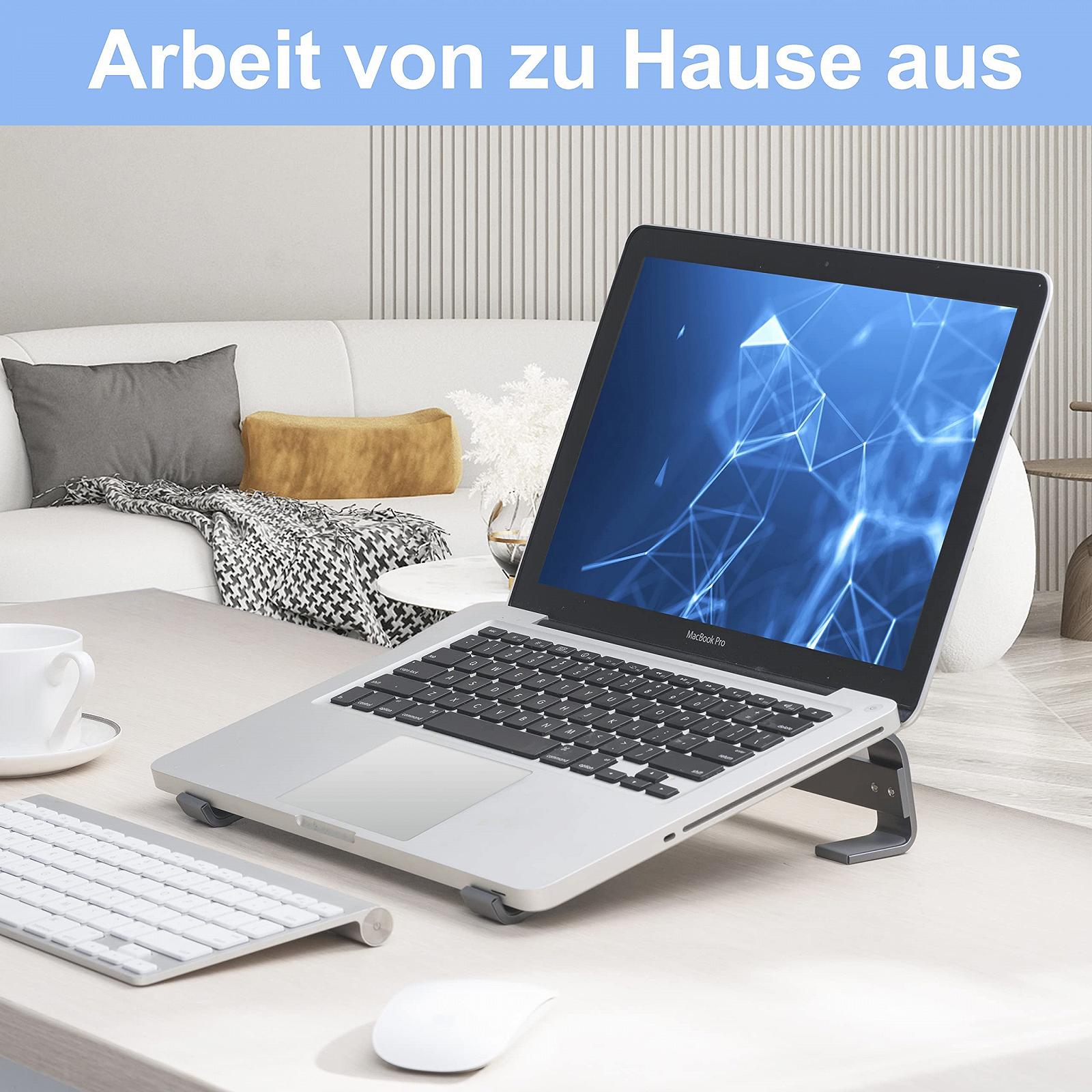 Підставка для ноутбука Konsol 10-15.6 дюймів, ергономічна алюмінієва портативна, фото №6