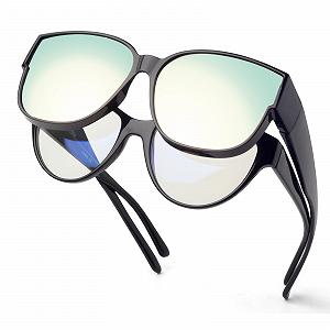 Поляризованные солнцезащитные очки для женщин Face Shadow для ношения поверх обычных очков, UV400 защита - Фото 1