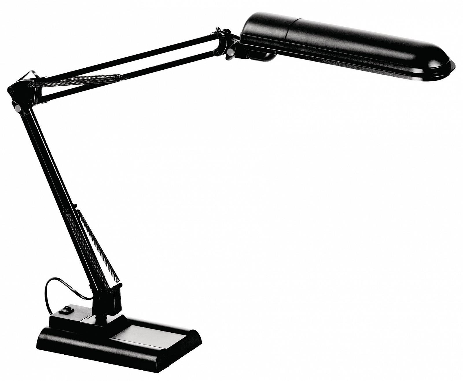 Лампа для робочого місця Alco 9090 чорна пластик, фото №1
