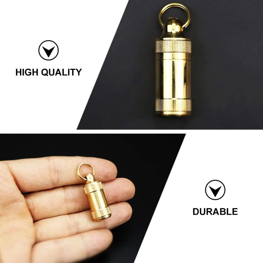 Міні брелок для таблеток, водонепроникний контейнер для таблеток, портативна, фото №7