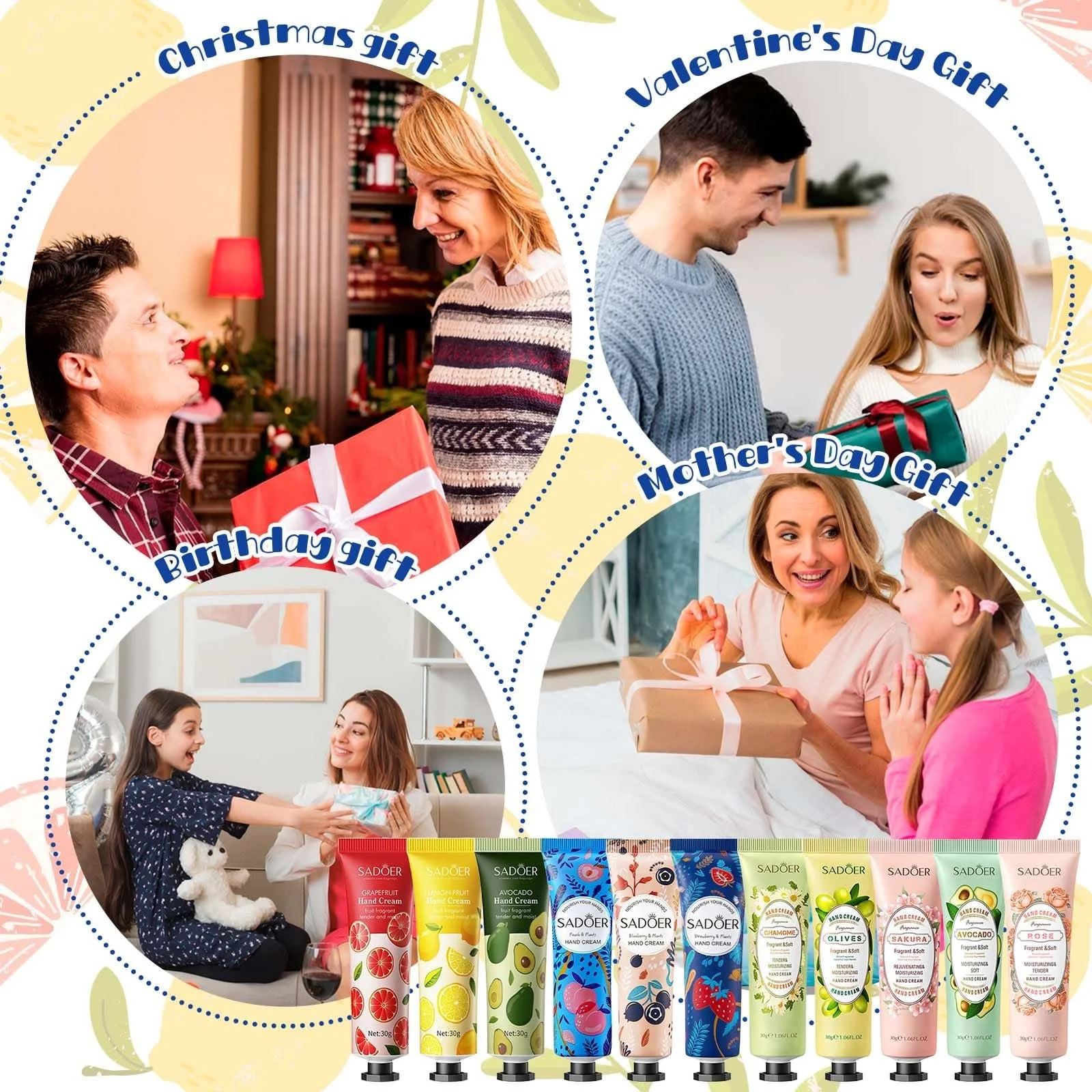 Крем для рук UCAMP Набір, 22 шт, Різні аромати, фото №7