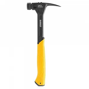 Молоток-гвоздодер DeWALT Rip 20 oz цельностальной с гладким бойком - Фото 1