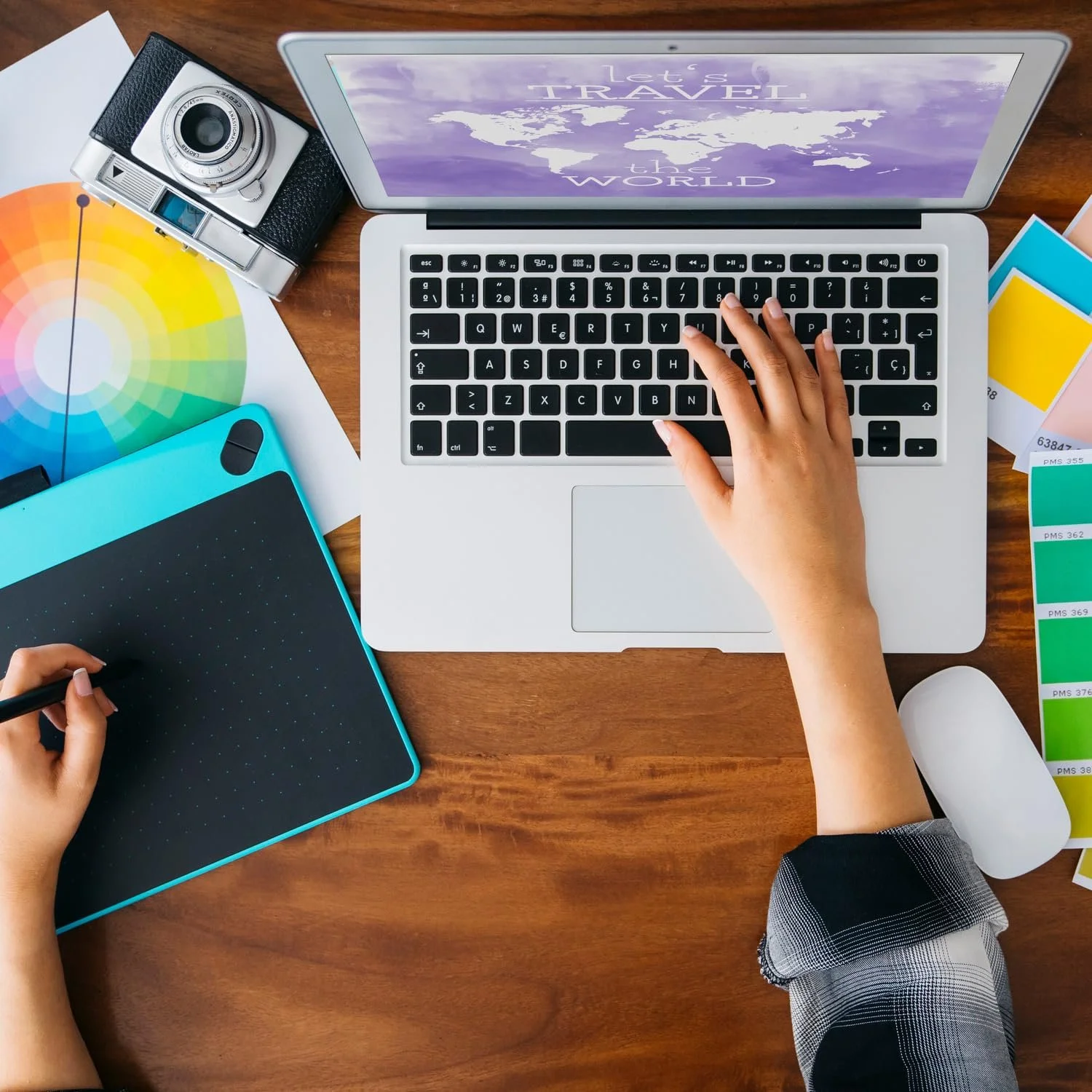 Скарбничка Let's Travel The World дерев'яна з картою світу, фото №8