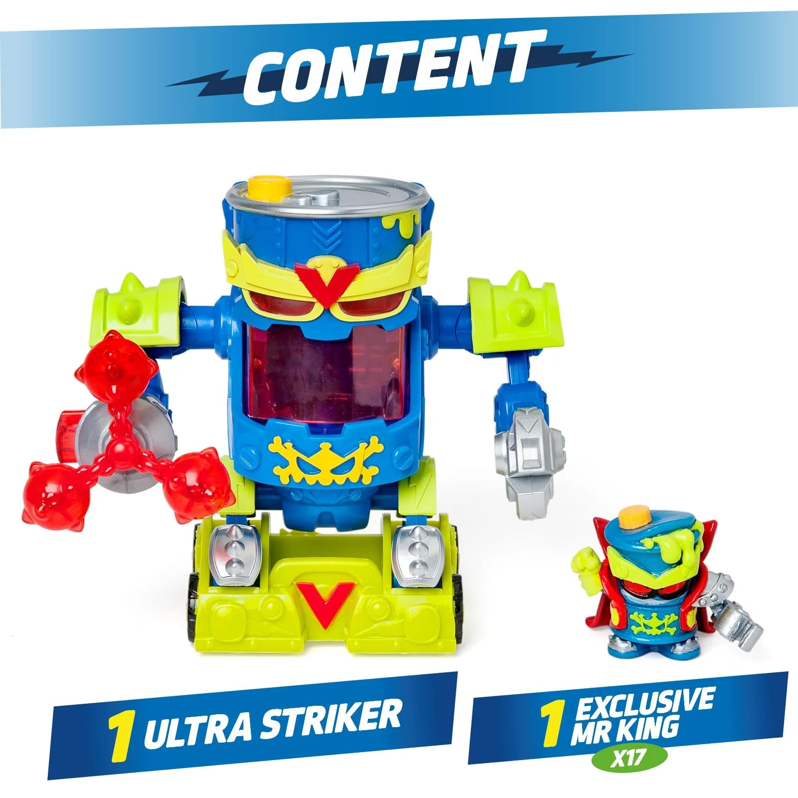 Робот Superthings Kazoom Power Ultra Striker Mr. King, фото №3