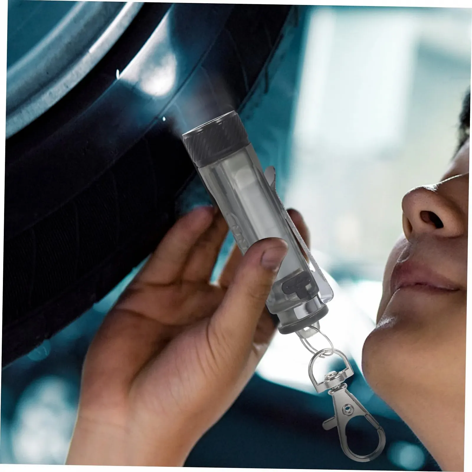 Ліхтарик-брелок Angoily Міні USB Синій, фото №9 Ліхтарик-брелок Angoily Міні USB Синій, фото №9