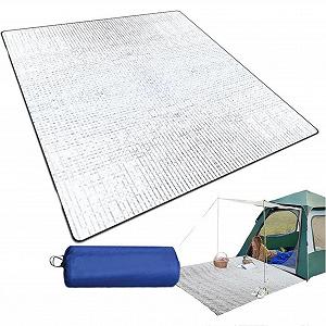 Коврик алюминиевый изоляционный 200 x 200 см алюминиевая фольга - Фото 1
