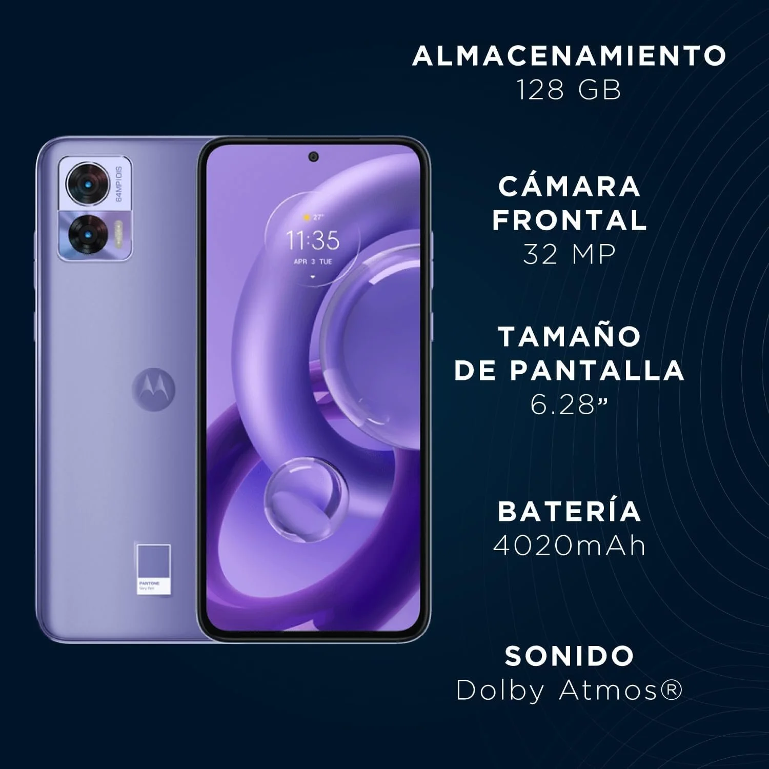 Смартфон Moto Edge 30 Neo 128GB 8GB RAM Purple National Team, фото №3