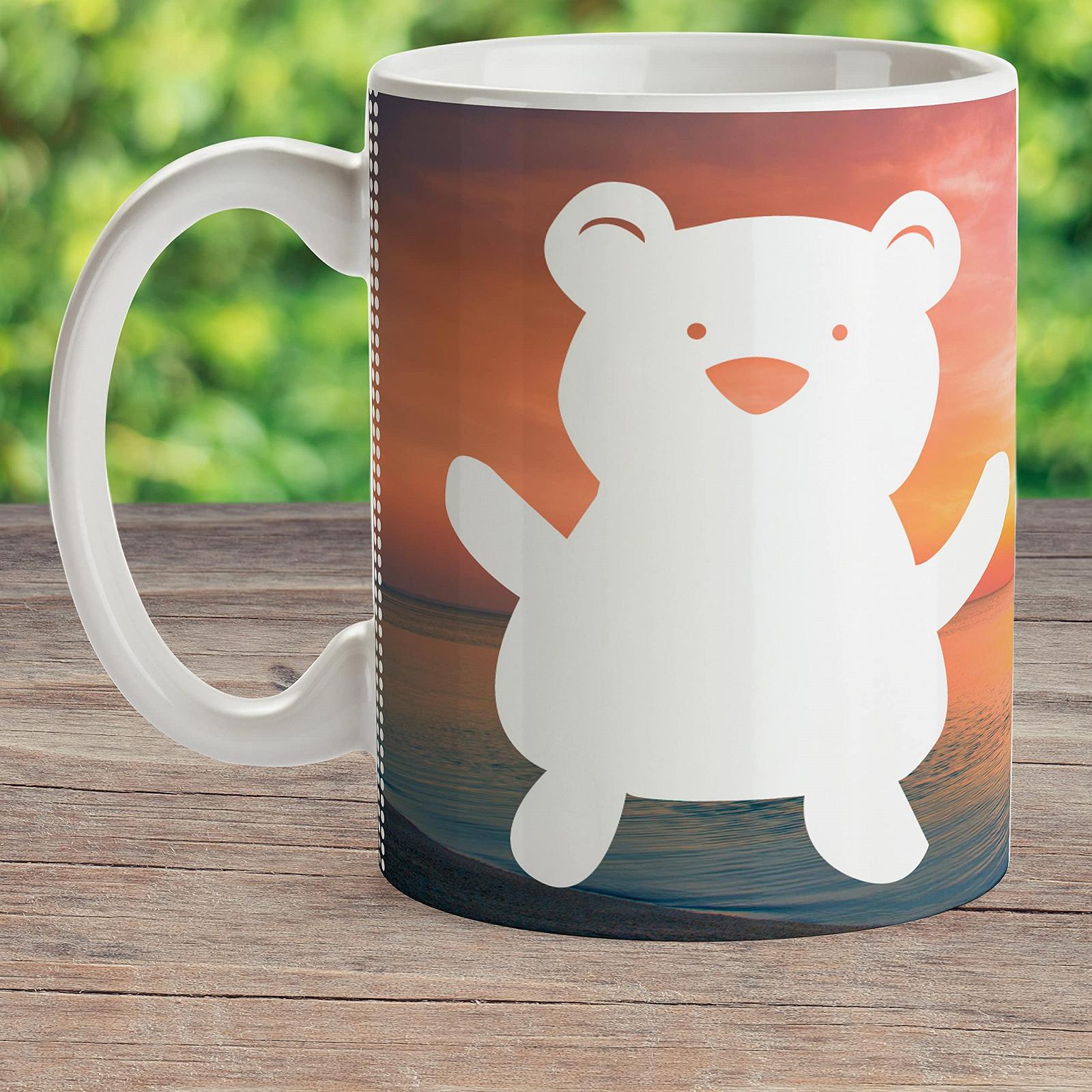 Кружка Детская Mr. & Mrs. Panda Мишка без бантика 80 мм x 90 мм x 80 мм, фото №2