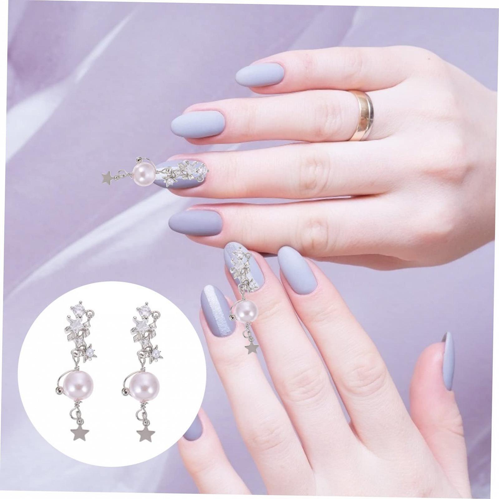 Аксессуары для ногтей FRCOLOR 2 шт Цепочки с жемчугом и золотыми стразами для маникюра, украшения для ногтей, металлические цепочки, фото №7 Аксессуары для ногтей FRCOLOR 2 шт Цепочки с жемчугом и золотыми стразами для маникюра, украшения для ногтей, металлические цепочки, фото №7