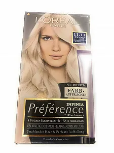 Фарба для волосся L'Oréal Paris Préférence Infinia Ice Blonde Дуже Світлий Холодний Платиновий Блонд 11.11 - Фото 1