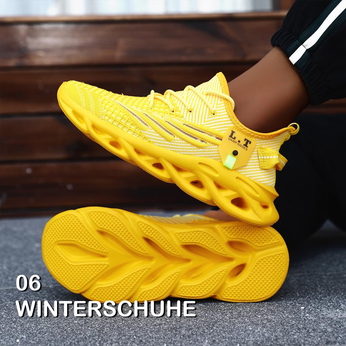 Чоловічі утеплені зимові черевики для активного відпочинку ZDFQLGV Водонепроникні, фото №7