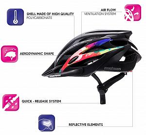 Шлем Meteor MTB/Scooter для мужчин/женщин/детей synthetic.ua - Фото 1