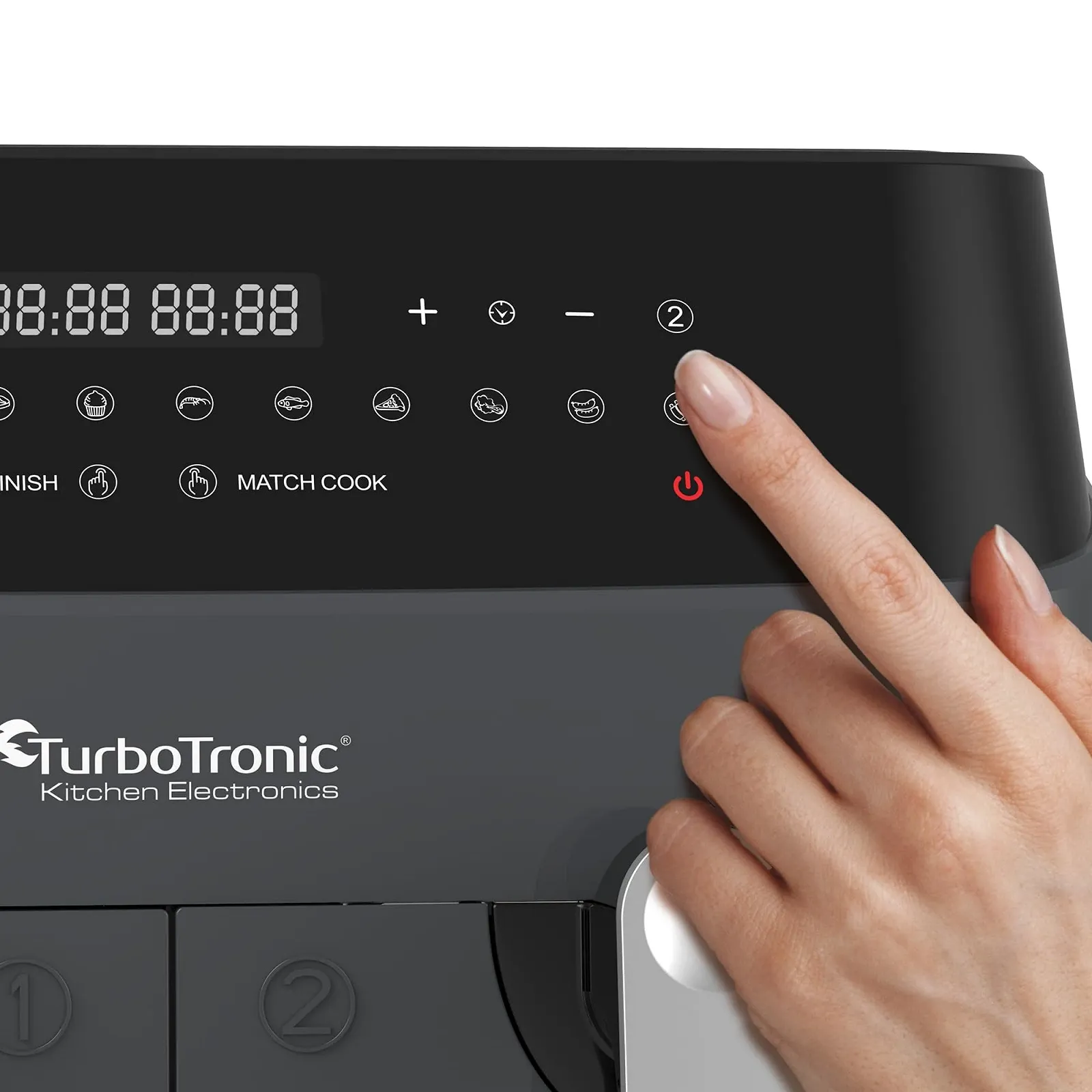 Подвійна мультипіч TurboTronic XXL 9 л 12 програм Сіра, фото №6 Подвійна мультипіч TurboTronic XXL 9 л 12 програм Сіра, фото №6
