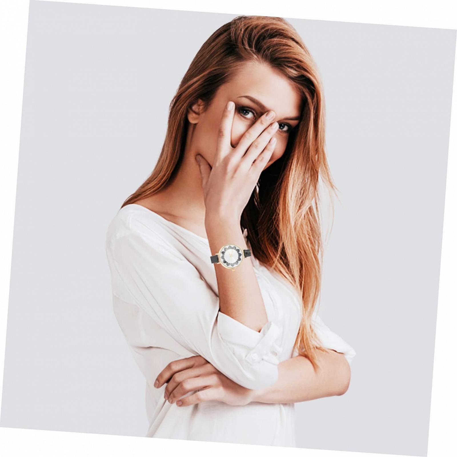 Кварцевые часы LIFKOME Черный, фото №4