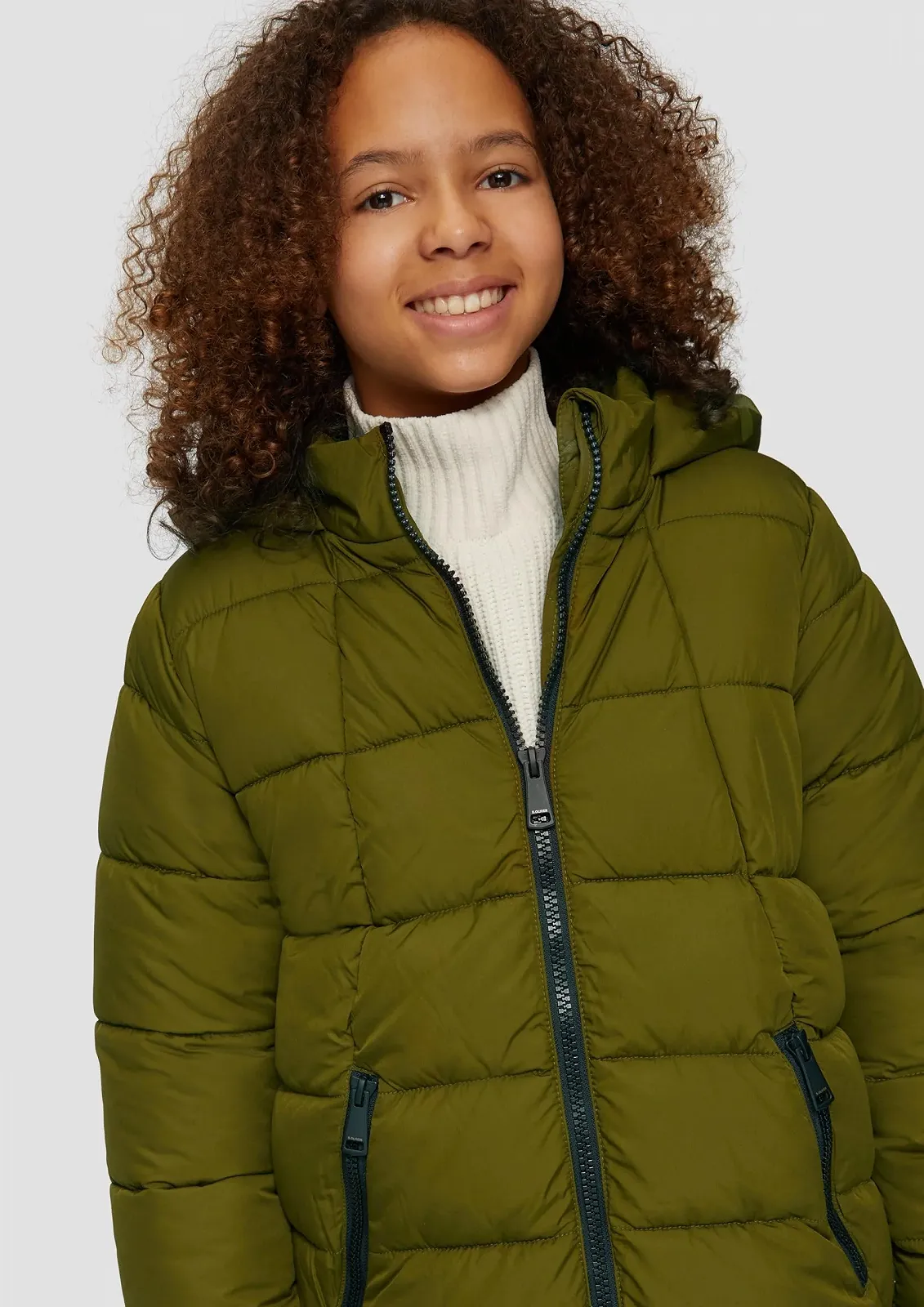 Тепле пальто вільного крою з двосторонньою блискавкою, фото №2