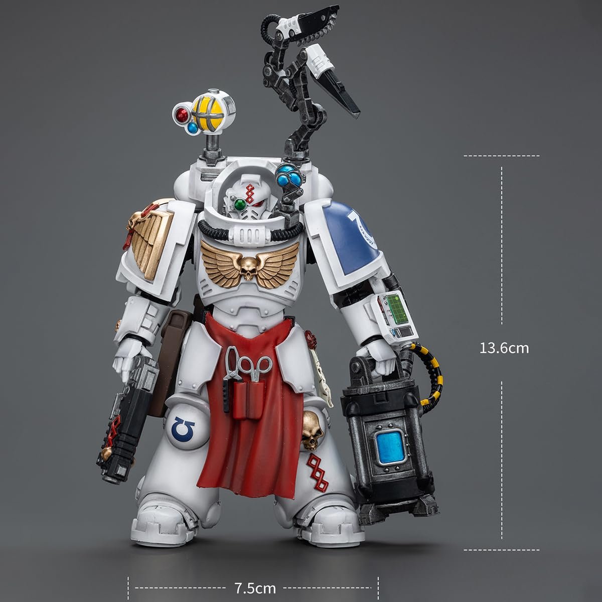 Фигурка Коллекционная JoyToy Warhammer 40K Uitramarines Apothecary Biologis, масштаб 1:18, фото №6