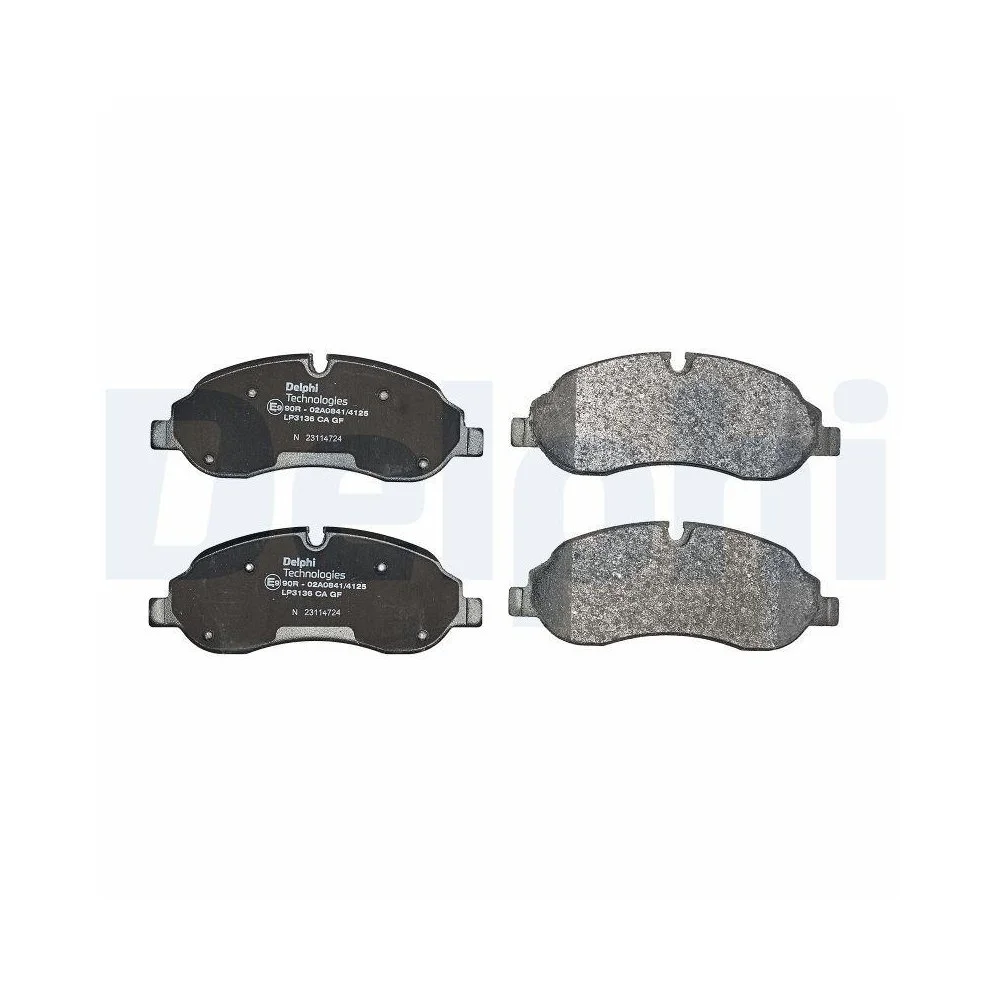 Комплект тормозных колодок, дисковый тормоз DELPHI LP3136 передний мост для FORD, фото №1