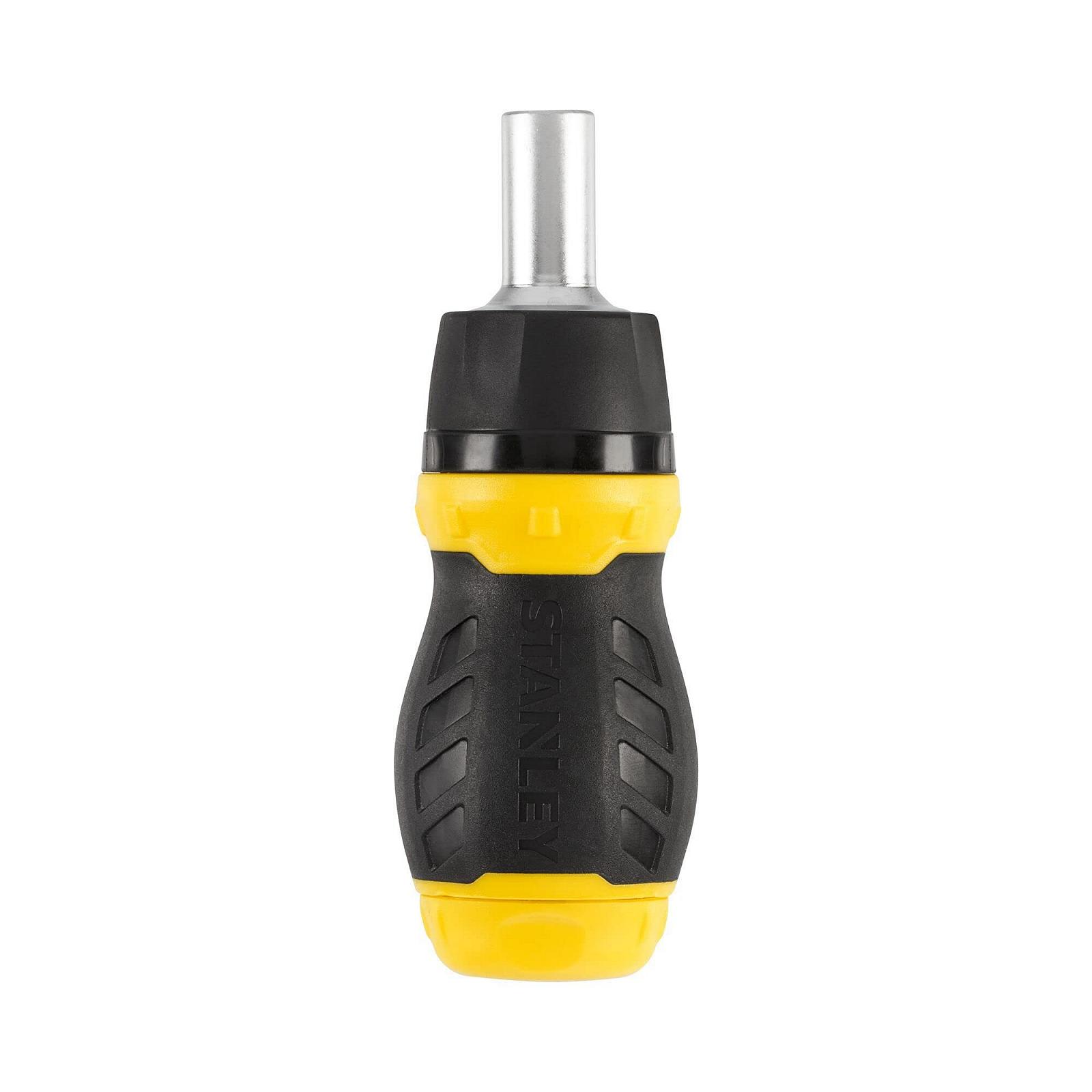 Викрутка з набором біт Stanley 066358 Stubby з храповим механізмом, фото №3 Викрутка з набором біт Stanley 066358 Stubby з храповим механізмом, фото №3