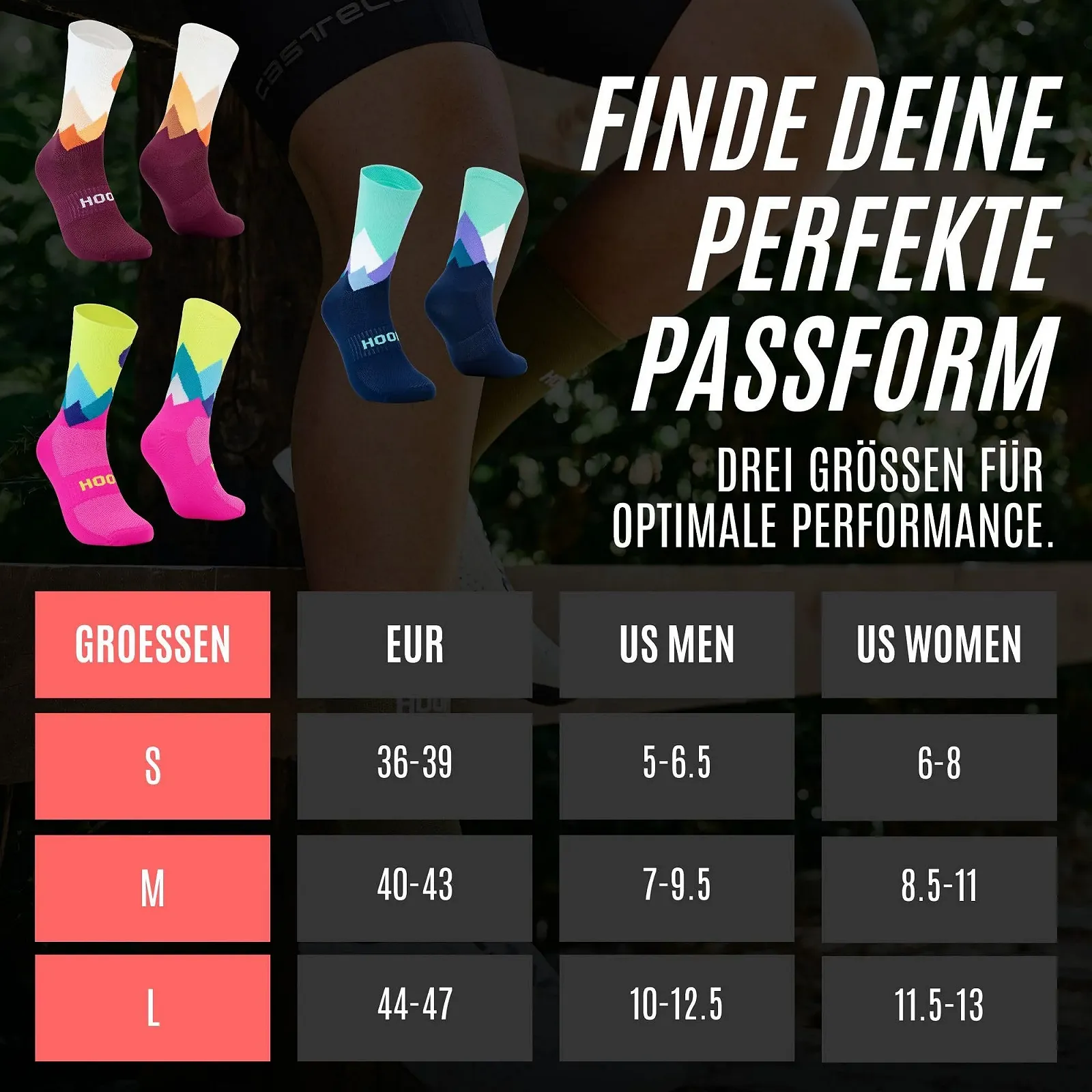 Велосипедні шкарпетки HOOF Landscapes, фото №7