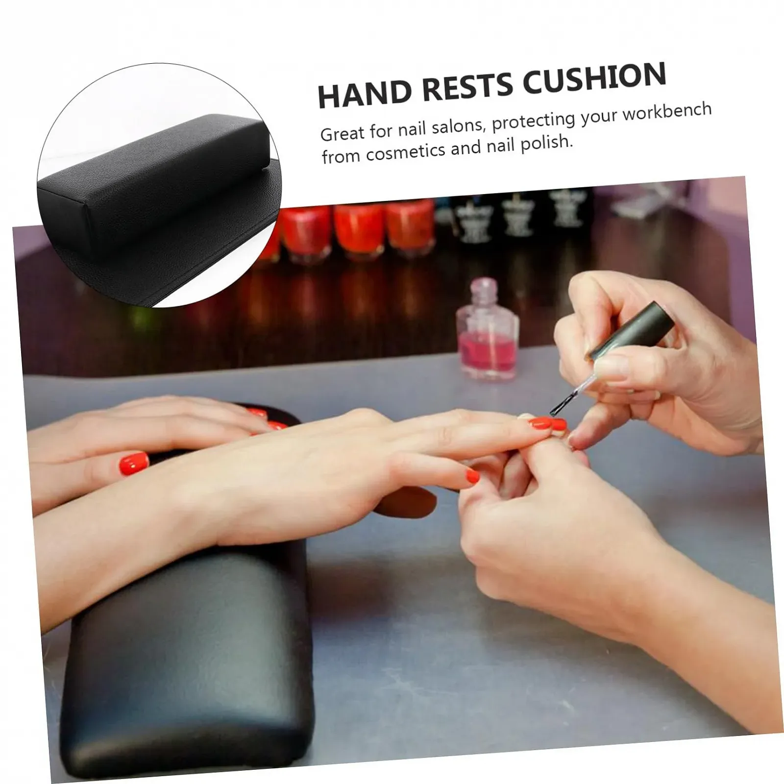 Підставка для рук Ipetboom прямокутна чорна, фото №3