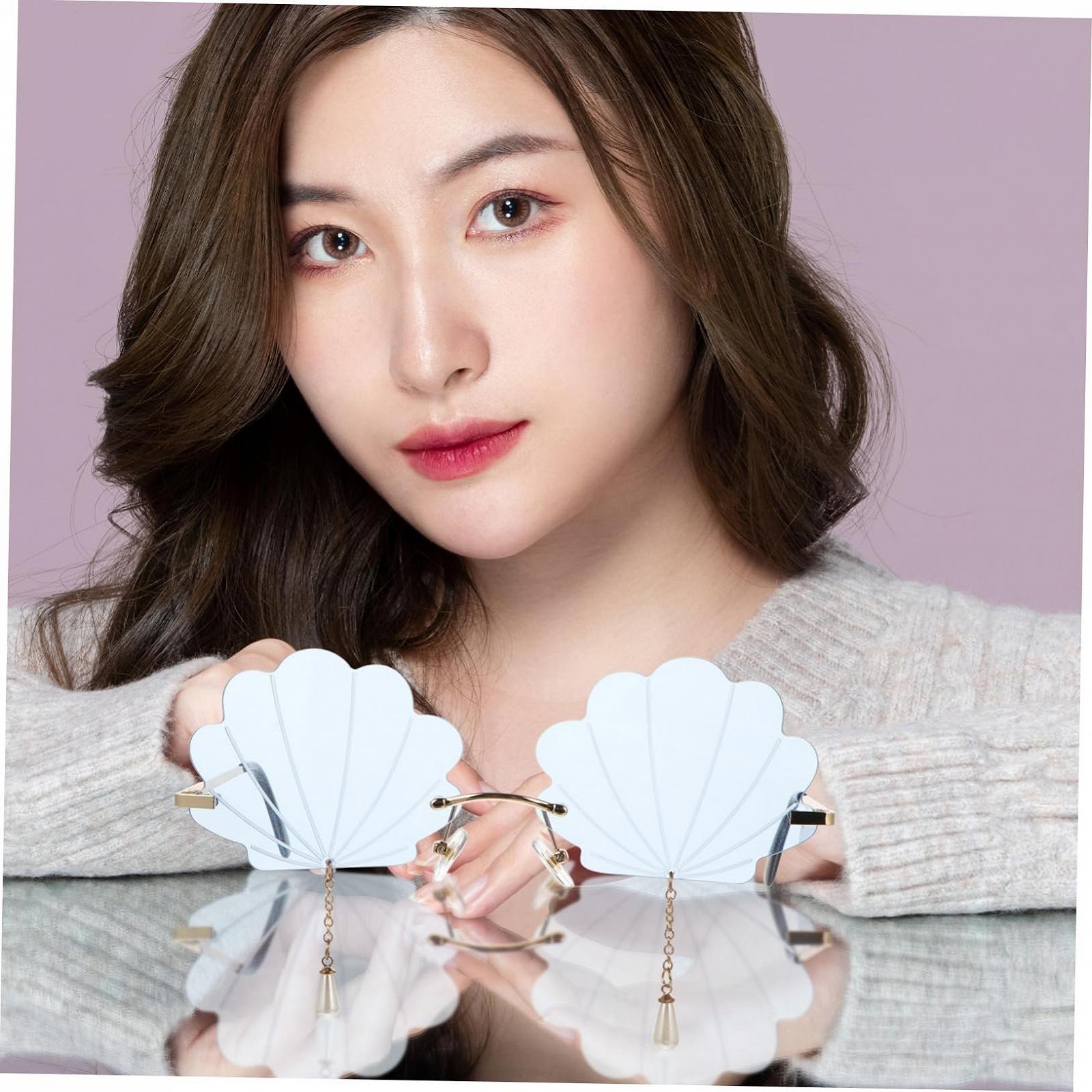 Сонцезахисні окуляри з мушлями (3 шт. в упаковці) PACKOVE, блакитні, фото №3