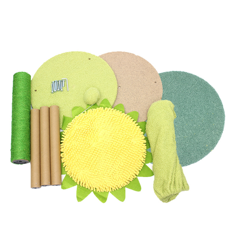 Когтеточка-домик для кота Hoopet 21T0094MN0044 70*45 см Зеленый (8932-36656), фото №2