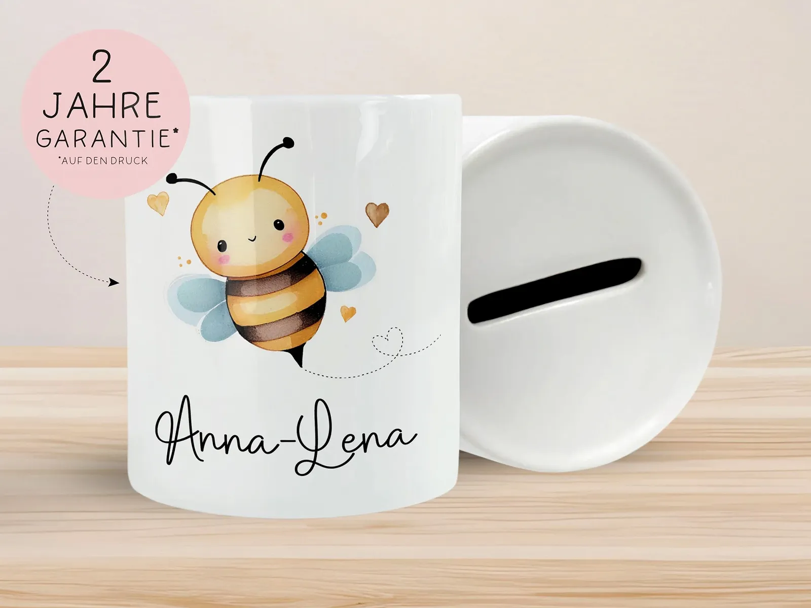 Скарбничка kleinebuchstaben® Бджола Персоналізована, фото №5