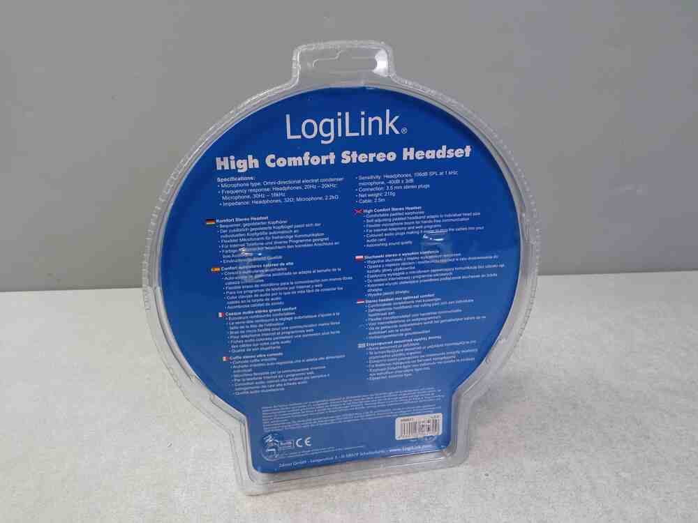 Наушники и Bluetooth-гарнитуры LogiLink HS0011, фото №1 Наушники и Bluetooth-гарнитуры LogiLink HS0011, фото №1