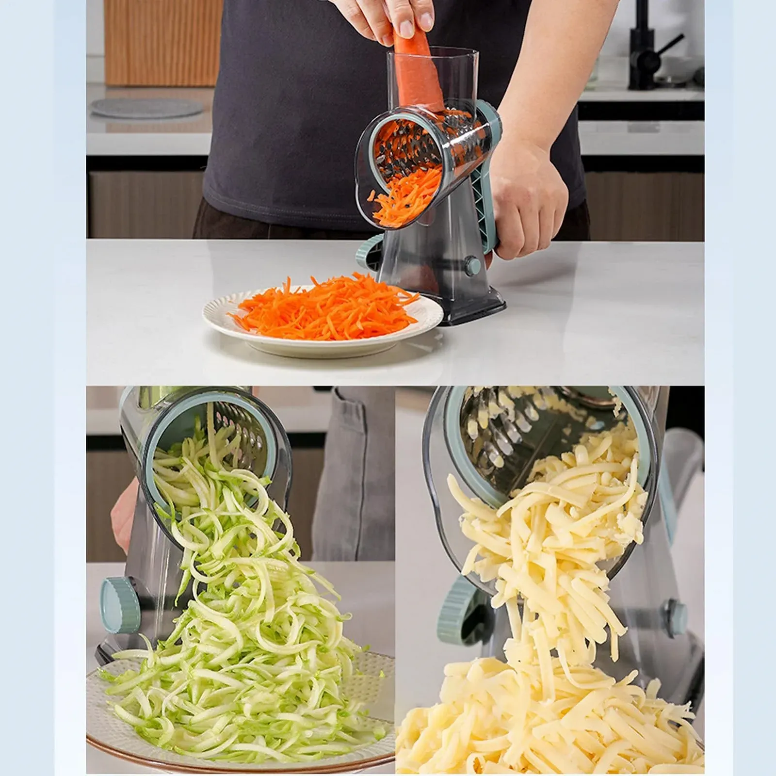 Терка Käsereibe для чеснока, роторная., фото №9