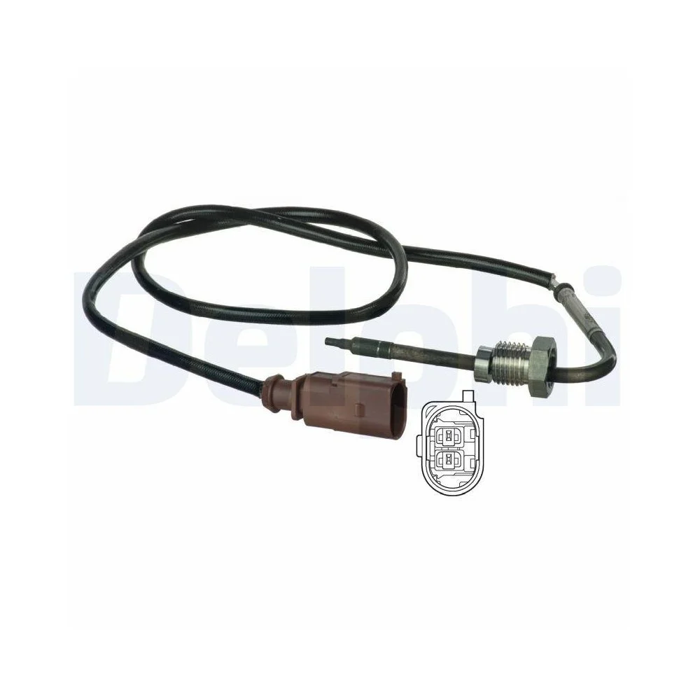 Датчик температури відпрацьованих газів DELPHI TS30040 для VW VAG перед сажовим фільтром, фото №1