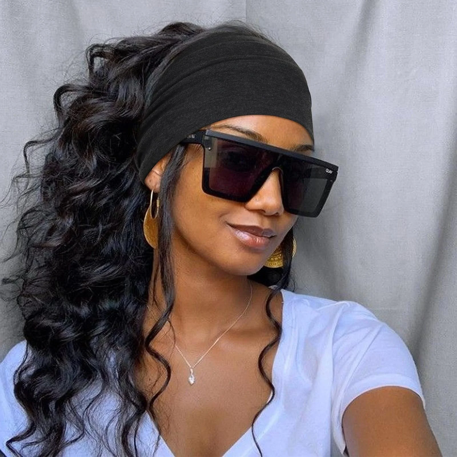 Пов'язка для волосся Blooms Широка, фото №2