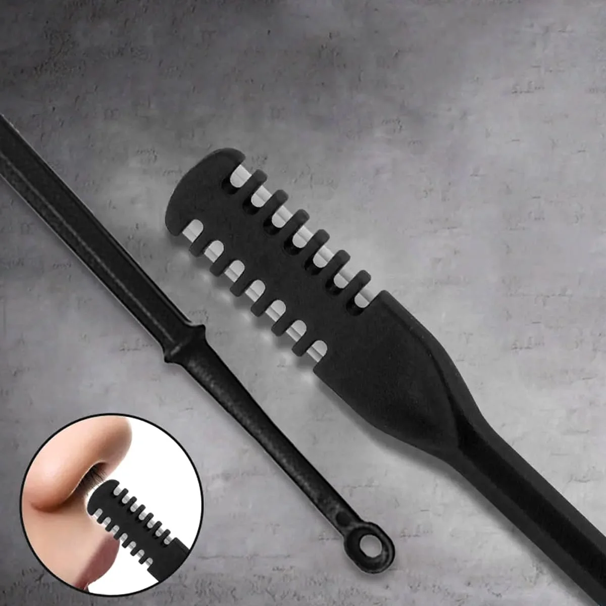 Тример для носа 2-в-1 2024 Двосторонній ніж для волосся носа Роторний, фото №4