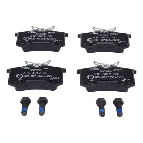 Комплект гальмівних колодок дискового гальма ATE 13.0460-2886.2 для SEAT SKODA VAG, фото №2
