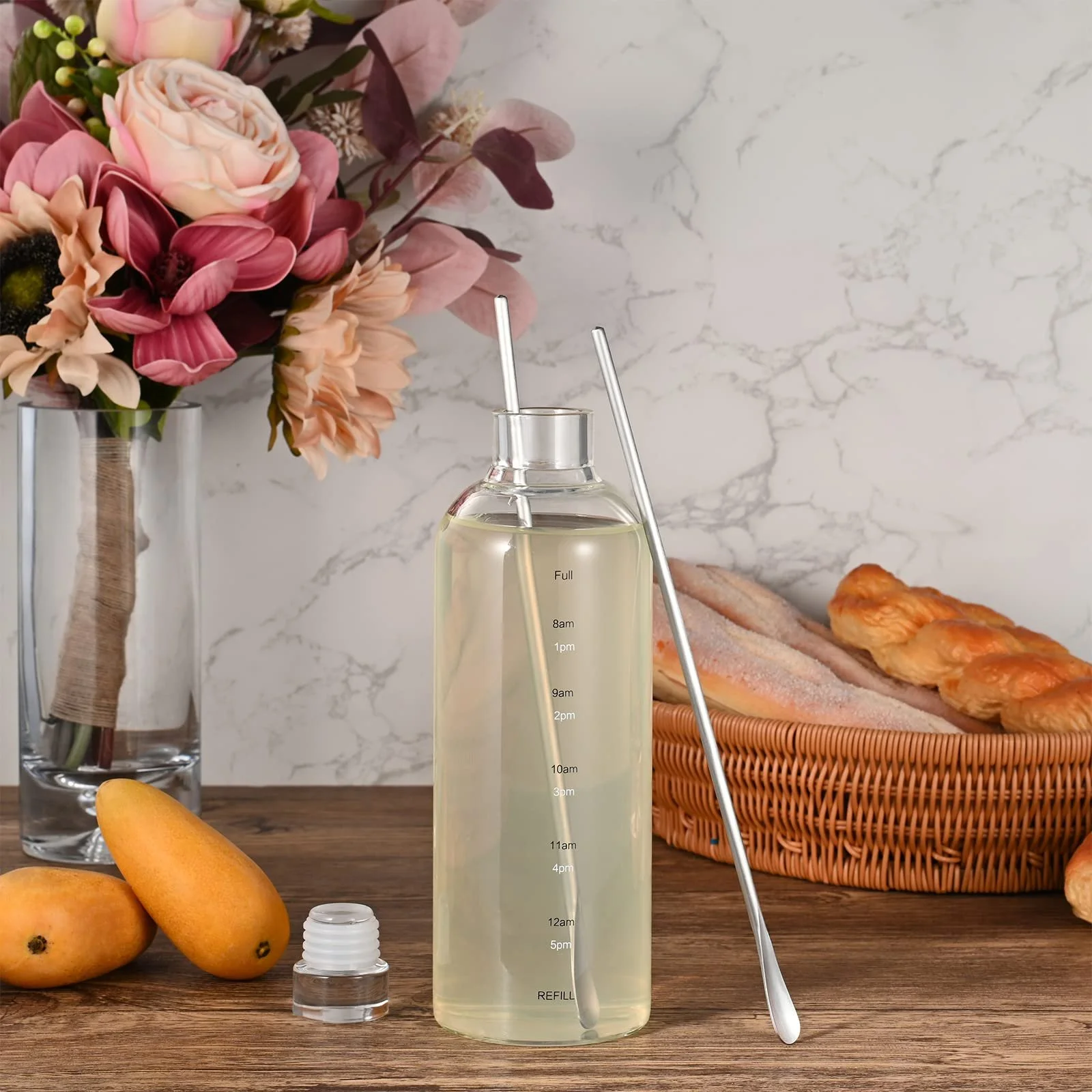 Ложка для змішування з нержавіючої сталі, 8 x 10.2", фото №4