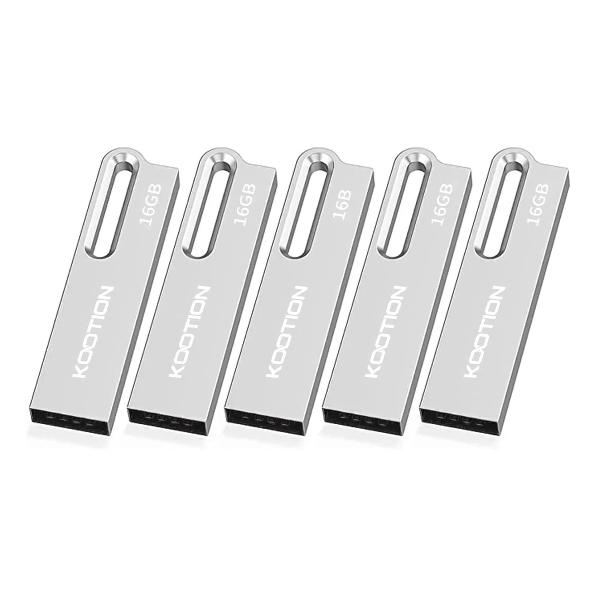 USB Flash Drive KOOTION 16 GB USB 2.0 5 шт Silver, фото №1 USB Flash Drive KOOTION 16 GB USB 2.0 5 шт Silver, фото №1