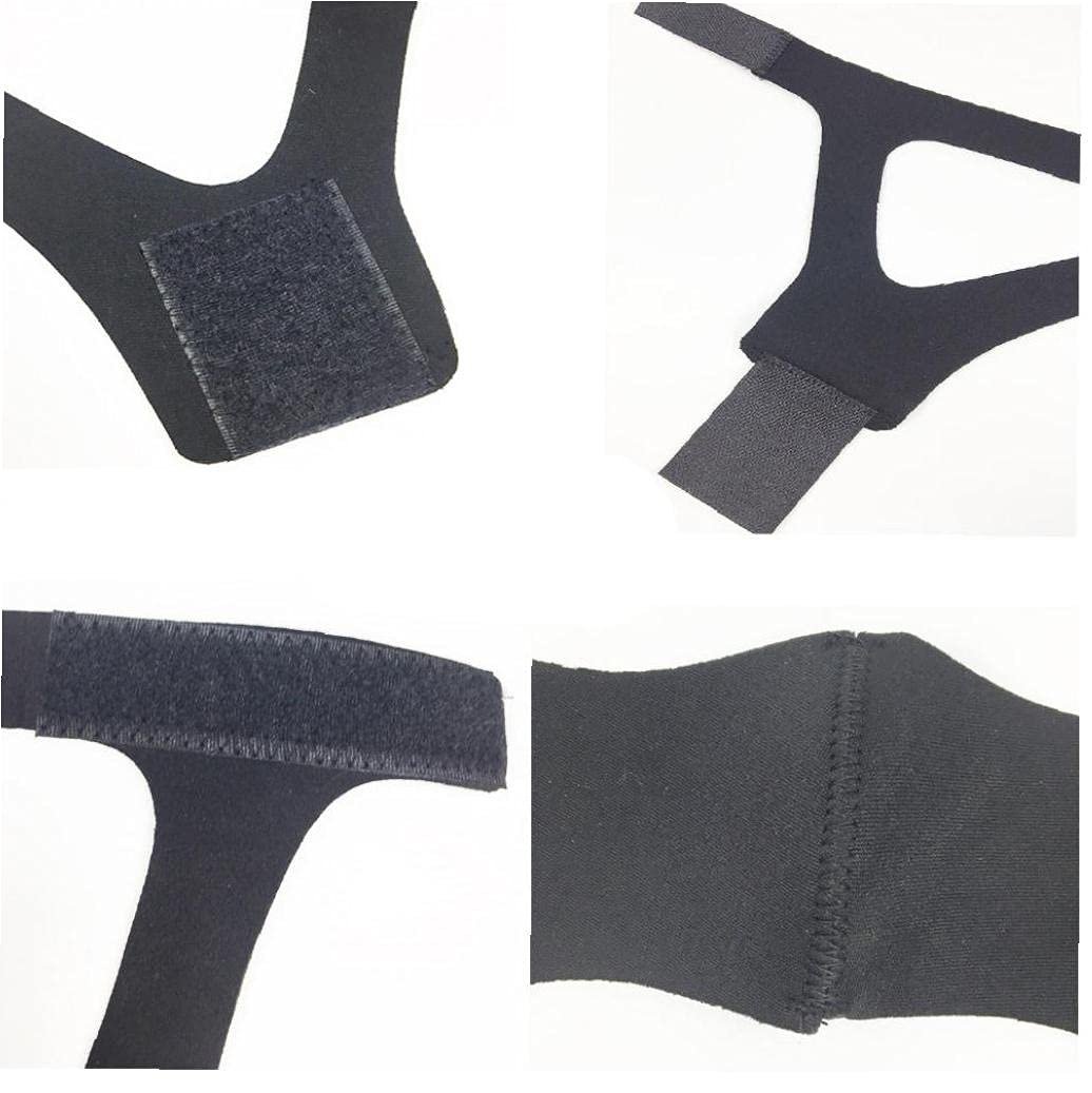 Ремінь для підборіддя проти хропіння, пояс для зупинки хропіння, підтримка підборіддя при апное уві сні, фото №7