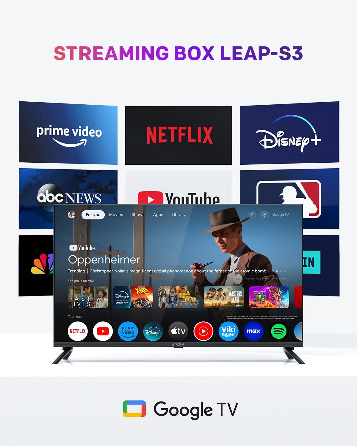Медиаплеер STRONG Leap-S3 4K UHD Чёрный, фото №4