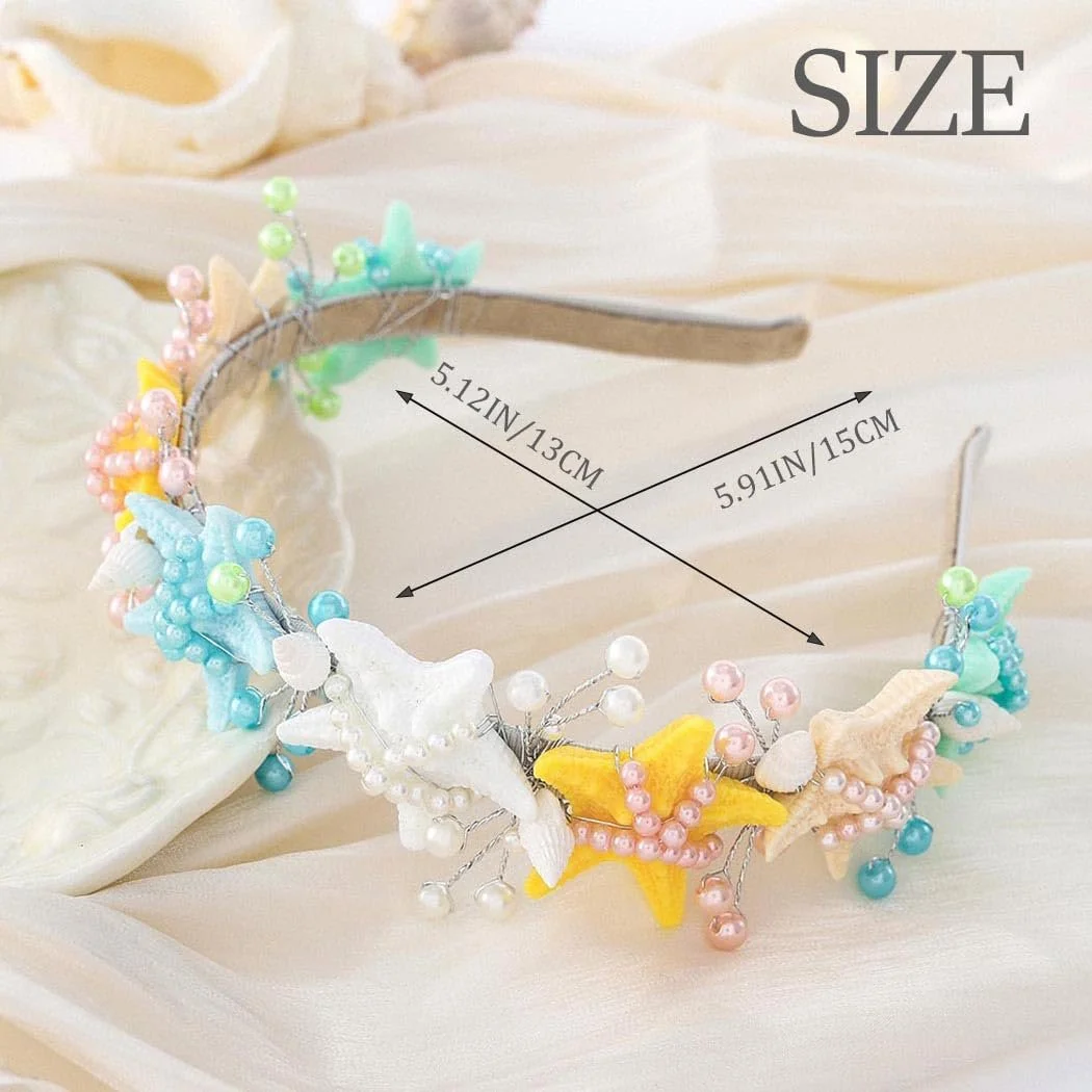 Обруч для волосся Морська зірка, фото №6