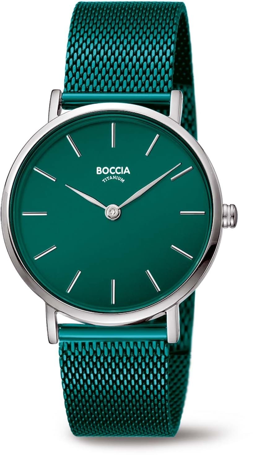 Аналоговые часы Boccia 3281-10 Женские с ремешком из нержавеющей стали, фото №1