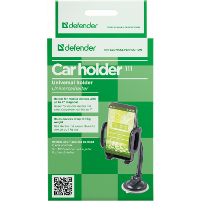 Держатели для телефонов Defender Car holder 111 for mobile devices 29111, фото №3
