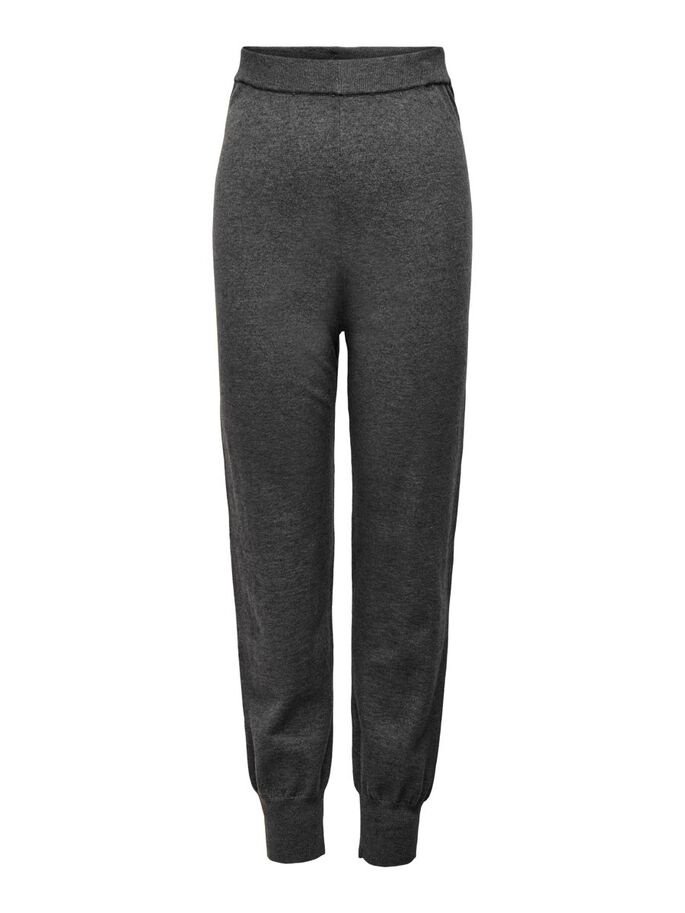 Штани ONLYOUNGER  PANTS KNT 15238341-Dark Grey Melange ONLY Темно-сірий S, фото №4