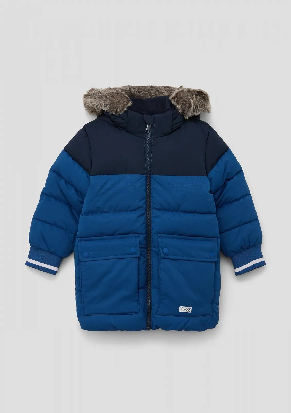 Пальто s.Oliver стеганое со съемным искусственным мехом, фото №5