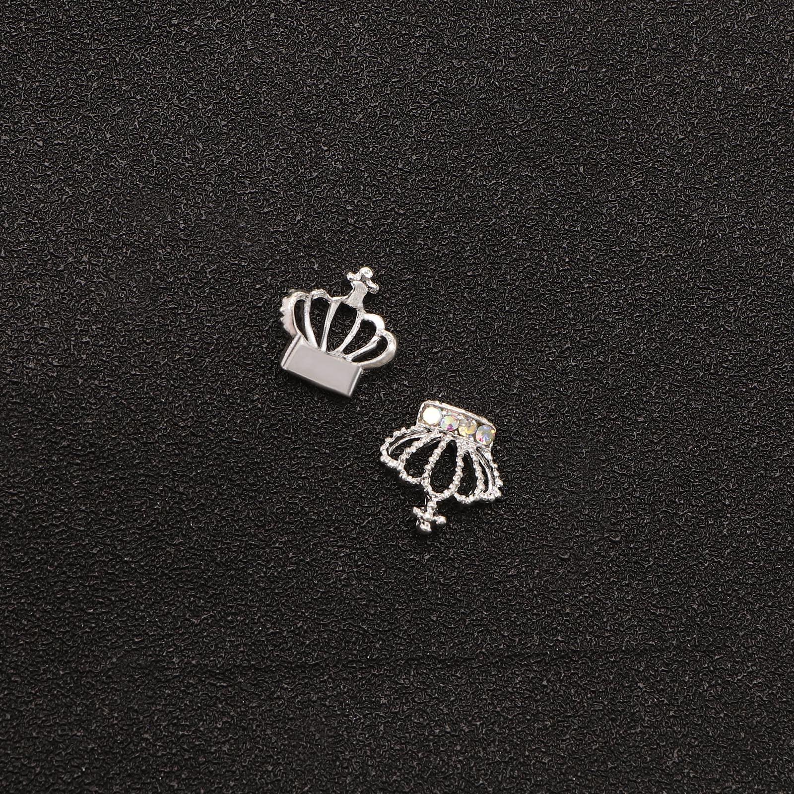 Украшения для ногтей Корона EMSea 3D, разноцветные, 30 шт, фото №5