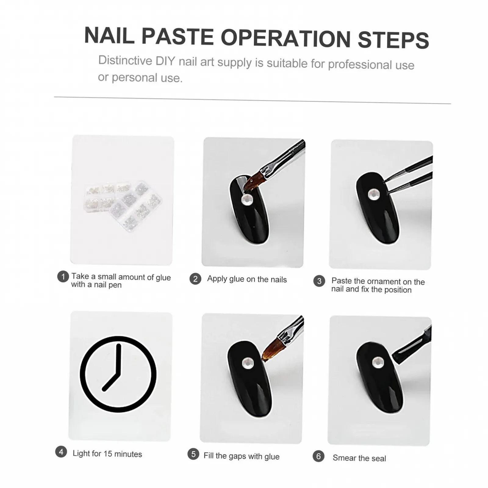 Стрази для нігтів Healeved Symphony S, фото №2