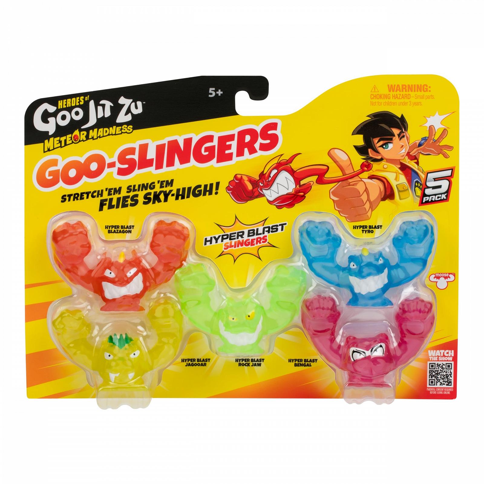 Фигурки Heroes of Goo Jit Zu Meteor Madness GOO-Slingers, 5 шт., в упаковке, фото №3