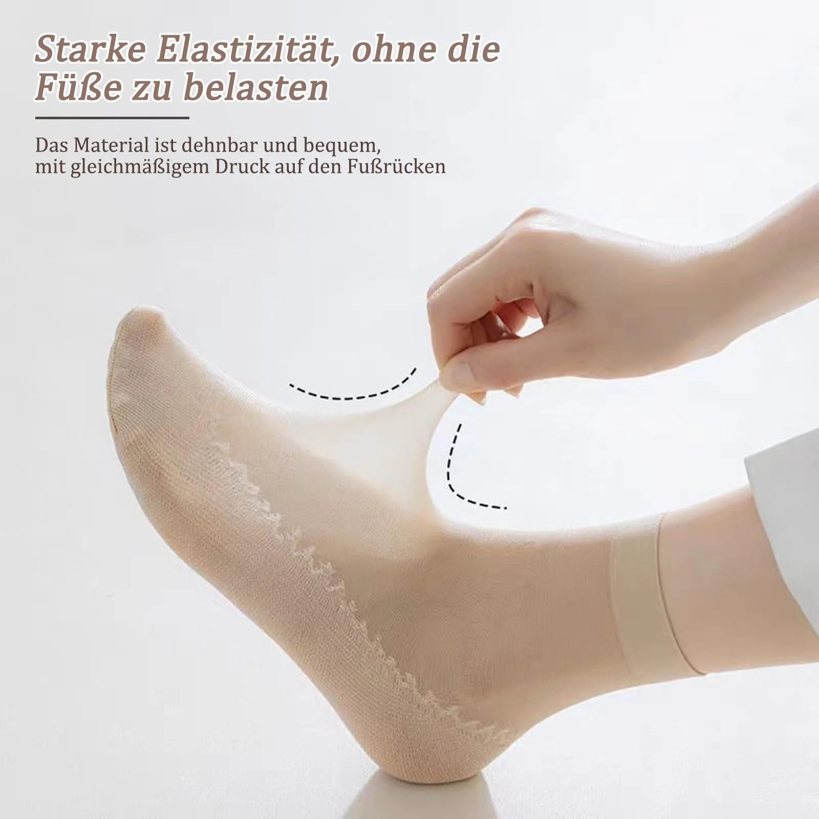 Жіночі нейлонові шкарпетки, 20 пар EU 35-42, фото №4