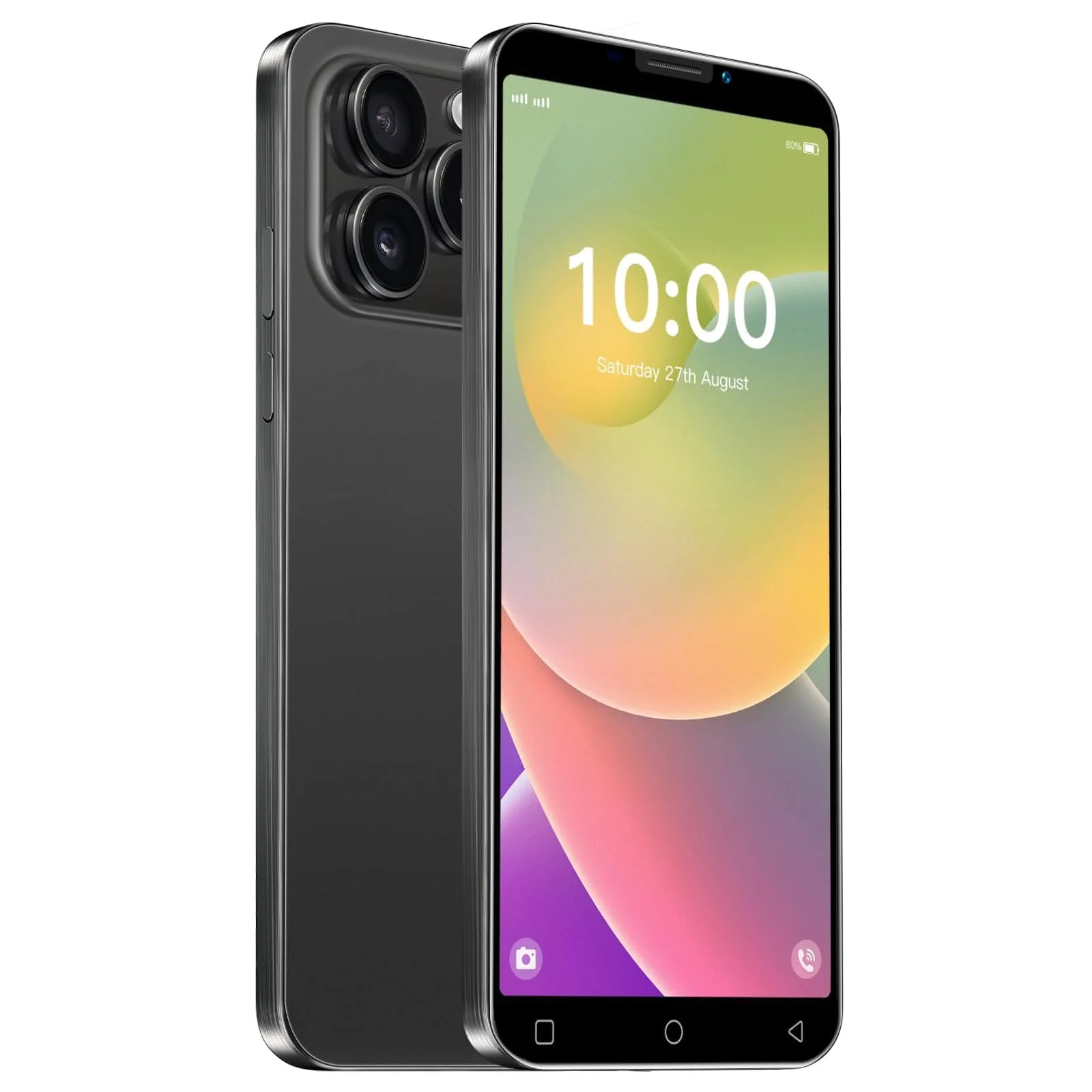 Смартфон JtQtJ JtQ15P 5.0 дюймів IPS Dual SIM 16GB ROM Face ID Black, фото №1