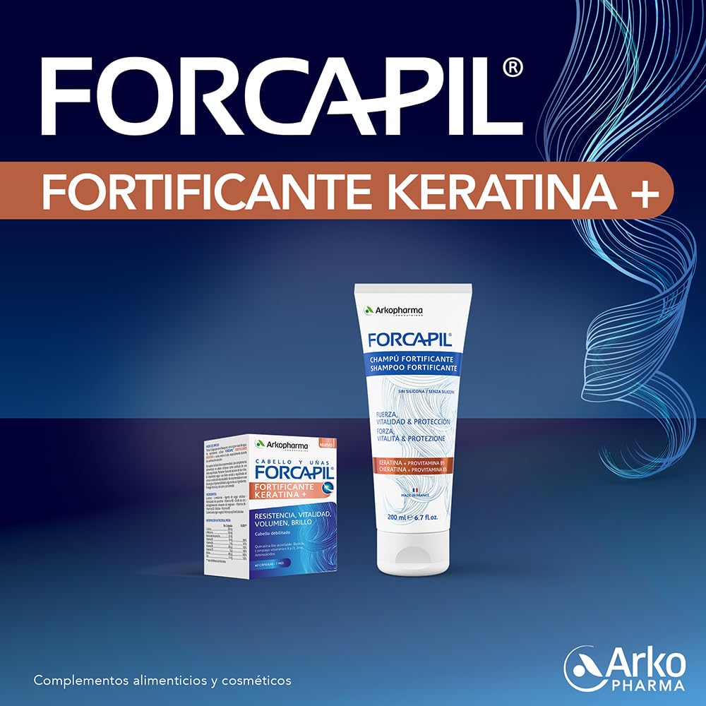 Шампунь Arkopharma Forcapil Fortificante 200 мл, фото №10 Шампунь Arkopharma Forcapil Fortificante 200 мл, фото №10