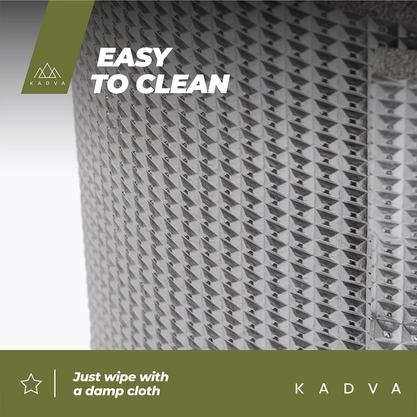 Килимок KADVA Alumat Легкий Компактний 180 x 50 x 0,5 см Сірий, фото №6 Килимок KADVA Alumat Легкий Компактний 180 x 50 x 0,5 см Сірий, фото №6