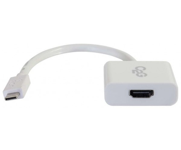 C2G Адаптер USB-C на HDMI білий, фото №1 C2G Адаптер USB-C на HDMI білий, фото №1